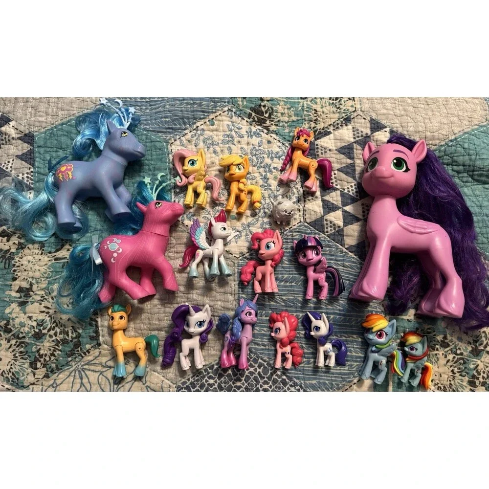 My Little Pony Figures Mix Lot of 17  Various Sizes MLP